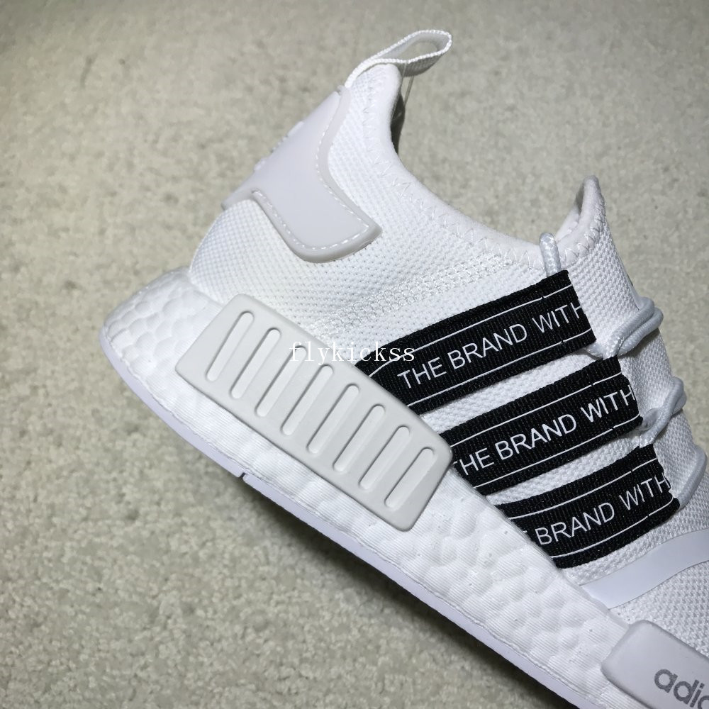 Real Boost Adidas NMD R1 White World